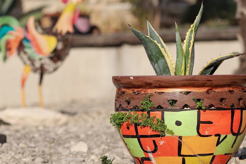 Handmade Plant Art